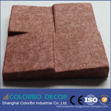 Acoustically Effective Polyester Fiber Soundproof 3D Panel